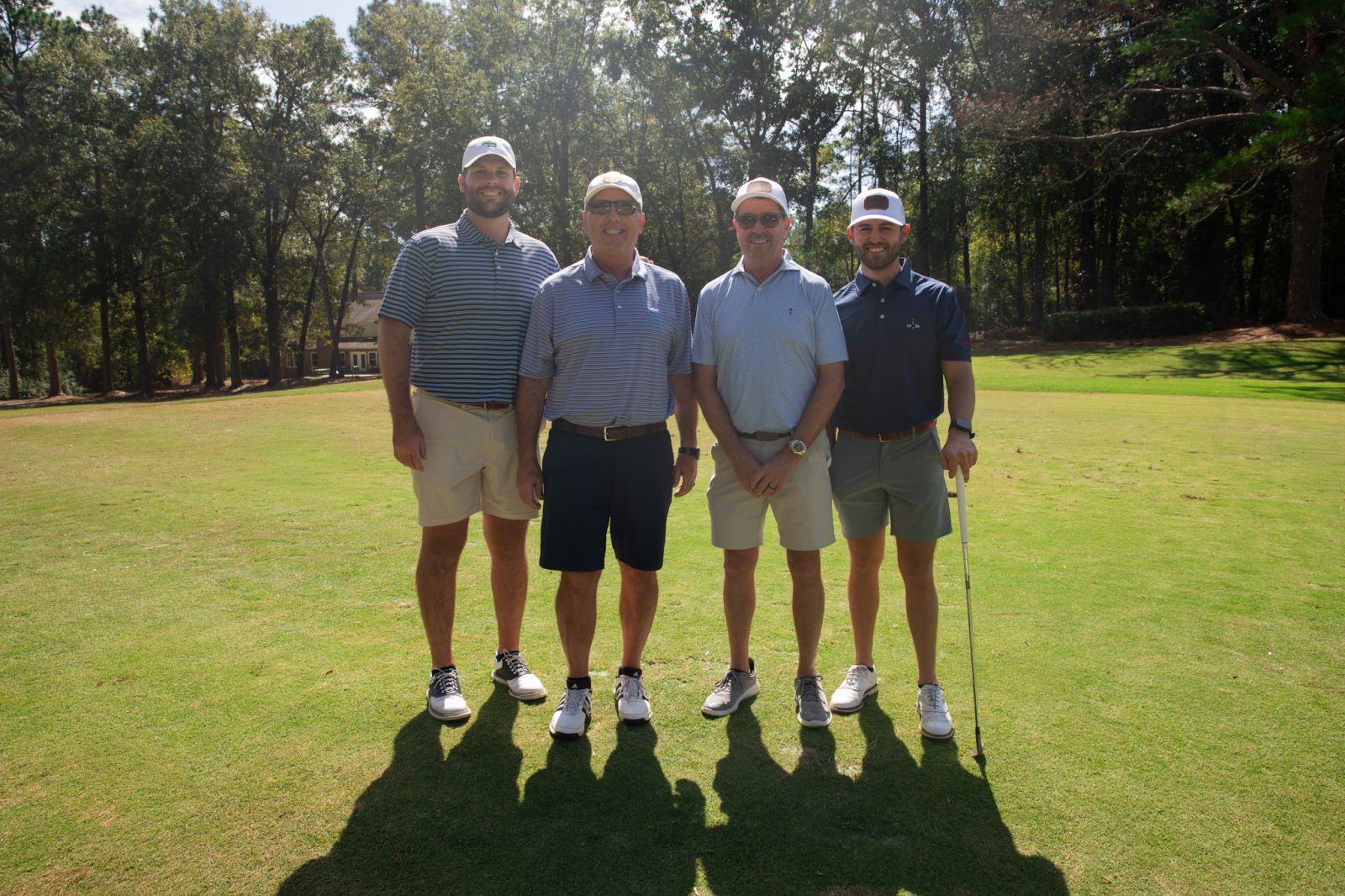 2023 First-Place Net Total Winners: Kyle Williams, Nathan Brown, Ray Driggers, and Taylor Driggers.