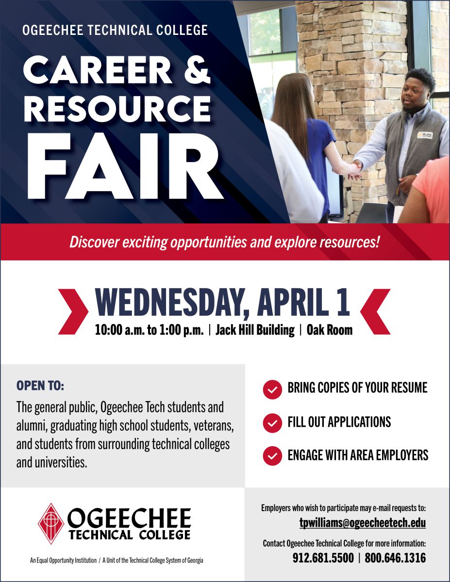 2024 Career and Resource Fair Flyer