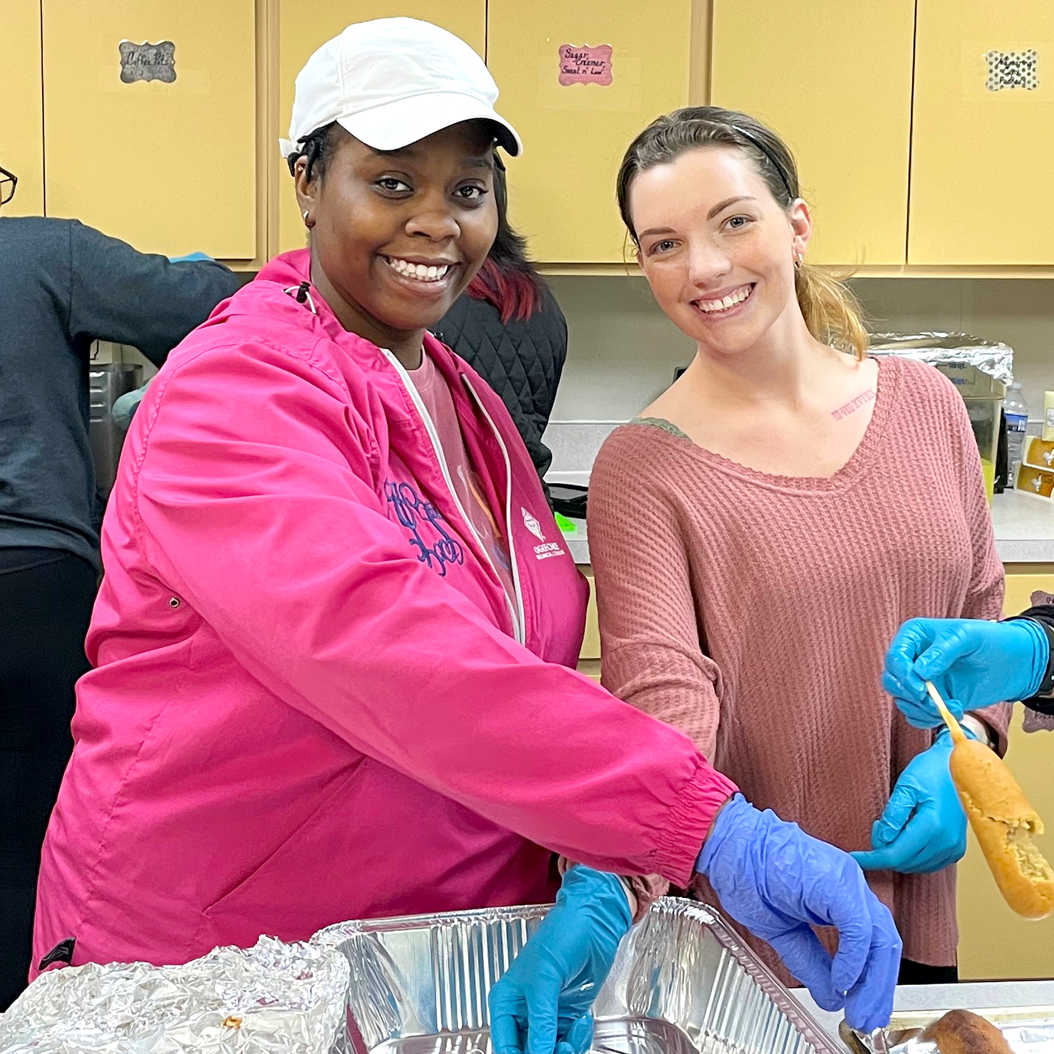 Ogeechee Tech students helping at the Soup Kitchen at the First United Methodist Church